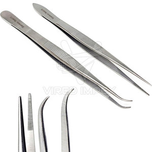 High Quality Micro Tip Tweezers Stainless Steel <b>Precision</b> <b>Tool</b> Professional Made Micro Tip Tweezers - Product Image 1