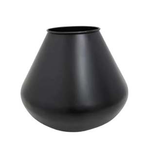 Venta al por mayor a granel sala de estar decorativa hierro metal diseñador Mesa florero color verde mate acabado para la decoración del suelo de la pared - Product Image 3