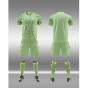Traje de fútbol transpirable sublimado al por mayor de fábrica, Conjunto de camiseta de fútbol, uniforme de fútbol - Product Image 2