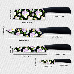 Cuchillo de Chef de Cerámica con Mango de Plástico, Diseño Ambidiestro y Duradero para Cocina, Envío Rápido - Precio de Fábrica - Product Image 2