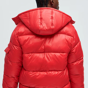 Chaqueta Acolchada para Hombre, Exterior de Nailon, Aislante, Cálida, Ligera, con Capucha, Ideal para Clima Frío / Mangas Completas con Capucha Extraíble - Product Image 4