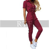 Combinaisons de travail pour femmes sur mesure, ensembles d'uniformes, confortables, tendance, une pièce, combinaison de travail médicale pour femmes par Raw Fine