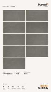 Azulejos de mosaico de suelo de Hotel, azulejo de mosaico de cerámica de cuerpo completo, azulejos de mosaico de piscina de suelo de pared exterior Interior rectangular - Product Image 2