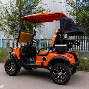 Voiturette <span class=keywords><strong>de</strong></span> <span class=keywords><strong>golf</strong></span> tout-terrain à batterie longue portée 72V, 2 places, mini-voiturette <span class=keywords><strong>électrique</strong></span> avec réfrigérateur, housse pour sac <span class=keywords><strong>de</strong></span> balles, support pour sac <span class=keywords><strong>de</strong></span> balles - Product Image 3