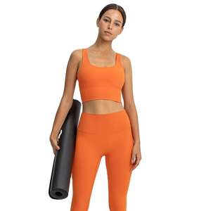 Ensemble de yoga sans couture pour femmes 3 pièces Service OEM Vêtements de sport d'entraînement Vêtements de fitness Combinaison de yoga à manches longues pour femmes - Product Image 5