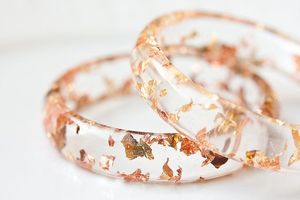 กำไลข้อมืออะคริลิคทำจากเรซินเครื่องประดับกำไลข้อมืออะคริลิคหลากสี - Product Image 4