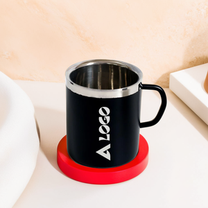 Mug à café personnalisé en acier inoxydable de 500 ml avec couvercle, design classique, bouteille isotherme pour cadeaux d'entreprise - Product Image 1
