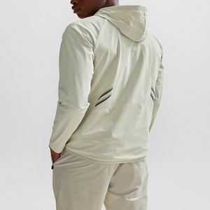 ชุดวอร์มผ้าฟลีซสำหรับผู้ชายชุดวอร์มสำหรับเทรนนิ่งโพลีเอสเตอร์/ คอตตอนมีโลโก้ตามสั่ง100% - Product Image 2