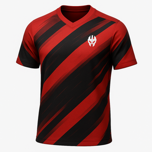 เสื้อฟุตบอลสำหรับผู้ชายเสื้อฟุตบอลชุดนักกีฬาออกแบบโลโก้ได้ตามต้องการชื่อผู้เล่น - Product Image 1