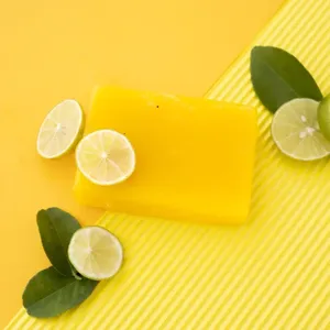 สบู่สำหรับอาบน้ำสกัดจากมะนาวรสส้มสดชื่นมีตราสินค้าเฉพาะสบู่ดูแลผิวตามธรรมชาติ - Product Image 3