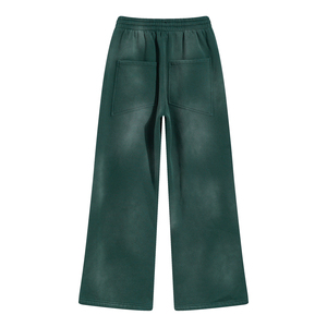 กางเกงวอร์มเข้ารูปของผู้ชายกางเกงวอร์มผ้าฟอกกรดวินเทจ2026พิมพ์ลายแบบกำหนดเองได้ - Product Image 4