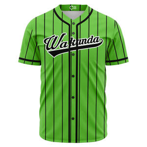 Maillot de baseball personnalisé à boutons, uni, manches courtes, style hipster, hip hop, t-shirts, maillot de baseball, ajoutez votre nom, votre numéro, votre logo - Product Image 1