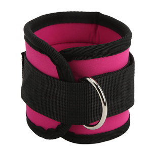 Sangles de cheville réglables pour machines à câble Gym Néoprène Fitness Sangle de cheville rembourrée Sangle de cheville d'haltérophilie rembourrée en néoprène. - Product Image 3