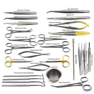 Kit d'instruments d'ophtalmologie pour blepharoplastie, rétracteurs manuels en métal pour micro-chirurgie oculaire, pinces, outils chirurgicaux de précision SURGINEXA - Product Image 3
