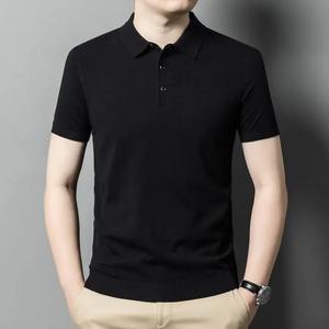 Qualité supérieure Hommes Col Rabattu POLO Chemises Nouvelle Mode D'été À Séchage Rapide Tricoté Coton Tissu Golf Polo T-Shirt Hommes - Product Image 6