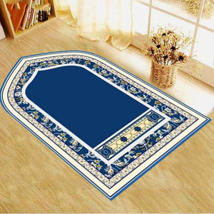 Tapis de prière Tapis de culte musulman et Raschel et tapis de prière Tapis en relief de couleur unie doux et épais - Product Image 5