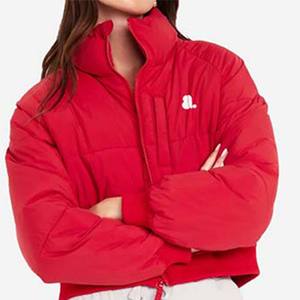 Veste matelassée pour femme de haute qualité, coupe régulière, pour l'hiver, tissu de haute qualité, prix bas, col montant, veste matelassée pour femme - Product Image 6