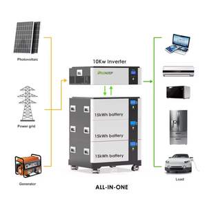 Batería Todo en Uno 51.2V 48V 200Ah 10Kw 20Kw 30kw 40kw 50kw, Inversor Híbrido, Batería Akku, Sistema de Almacenamiento de Energía para el Hogar - Product Image 4