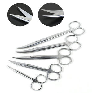 Tijeras Veterinarias Profesionales Afiladas de 4.5 Pulgadas, Tijeras Médicas de Acero Inoxidable, Tijeras Quirúrgicas - Product Image 5