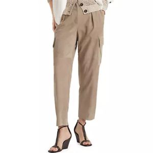 Pantalon cargo en cuir pour femme confortable et tendance-de haute qualité, durable et parfait pour une tenue décontractée - Product Image 1