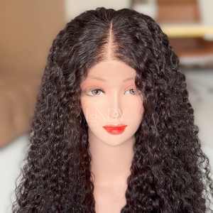 Peluca de encaje frontal de cabello humano Real 100%, precio al por mayor, cabello vietnamita, encaje rizado birmano HD - Product Image 6