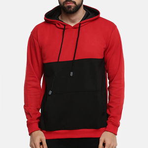 Sudadera con capucha de algodón 100% para hombre, con logotipo personalizado, cierre de cremallera, gruesa, de corte regular, transpirable y antiencogimiento, para primavera - Product Image 1