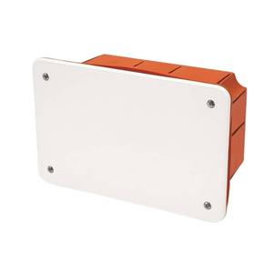 Gewiss serie 48 coperchio bianco incasso Tech cassette polimero dimensioni 196x152x75mm apparecchiature di distribuzione di potenza - Product Image 1