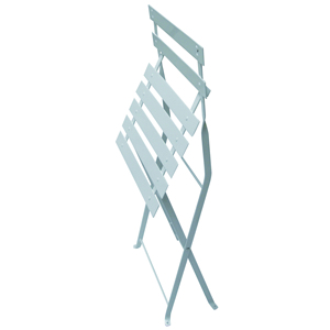 Silla Plegable de Metal de Diseño Minimalista para Muebles de Jardín al Aire Libre - Product Image 1