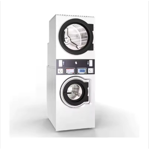 Laveuse-sécheuse commerciale empilable de 15 kg, système de blanchisserie suspendu pour gagner de la place : votre solution pour la blanchisserie commerciale compacte - Product Image 1