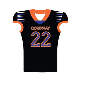 Camiseta de fútbol americano con sublimación personalizada de alta calidad, camiseta de entrenamiento ligera para equipo - Product Image 5