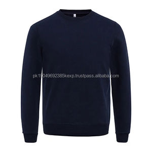 Tela personalizada de alta calidad 100% algodón peso pesado cuello redondo algodón mezclado sudadera hombres con sudadera personalizada - Product Image 5