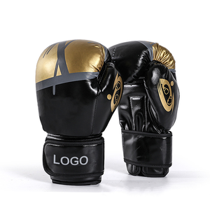 Guantes de Boxeo Profesionales de Alta Calidad Hechos a Medida con Cierre Unisex, Hechos de Cuero Genuino para Competencia, PVE-BG-04 - Product Image 1