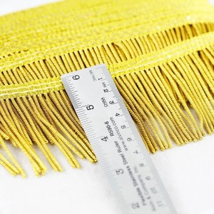 gold bullion wire <b>fringe</b> Versatile Metallic Decorations for Church Vestments Garments <b>Curtains</b> - Product Image 2