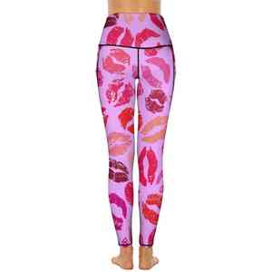 Mallas de yoga con estampado personalizado para mujer, mallas deportivas de cintura alta para gimnasio, fabricante - Product Image 3