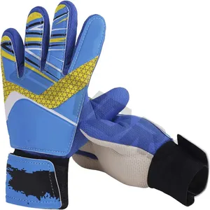 Luvas de goleiro de futebol rip tab, alça para prender ao redor do pulso e proteção extra de dedo, luvas para goleiro