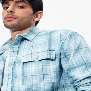 Camisas formales de negocios de oficina de manga larga con cuello vuelto y botones informales de alta calidad para hombres - Product Image 5