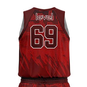 Meilleur design d'uniforme de basket-ball personnalisé Matériau en polyester de haute qualité, respirant et grande taille pour vêtements de sport en plein air - Product Image 4