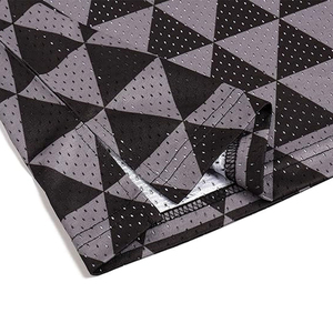 Maillot de basket-ball noir/anthracite personnalisable de grande taille Maillot de balle de club d'équipe sportive respirant - Product Image 5