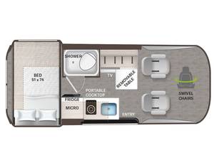 Los Más Vendidos: Nuevos y Modernos Autocaravanas T-h-o-r E-d-d-i-e B-a-u-e-r 19EB 2026, Listos para Envío - Product Image 4