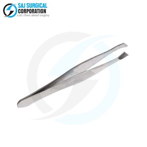 Pinzas de borde inclinado vintage Diseño clásico de peluquero de acero inoxidable para técnicas tradicionales de depilación y peinado - Product Image 3