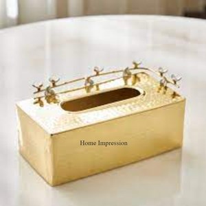 Nouvellement Arrivée Usine Fourniture Directe Plus Fantaisie Unique Look Marbre Fait Cube Forme Porte-Papier De Soie De Fabricant Indien - Product Image 3