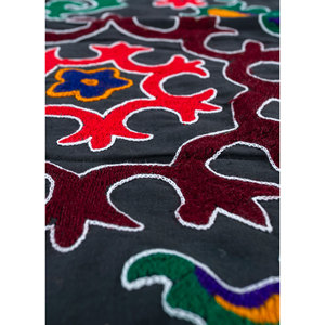 Handmade Jean Grey & Black Cotton Home Textile Jaipur <b>Rugs</b> for US Living <b>Spaces</b> - Product Image 3