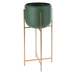 Maceta decorativa para el hogar de Color plateado con soporte para decoración de fiesta, la última maceta nueva clásica y elegante - Product Image 2