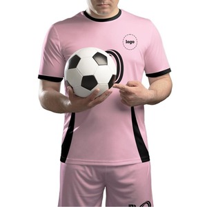 Camiseta de Fútbol Personalizable de Primera Calidad, Uniforme de Equipo Sublimado Unisex, Técnica de Corte Automatizado, Servicio OEM, Manga Corta - Product Image 3