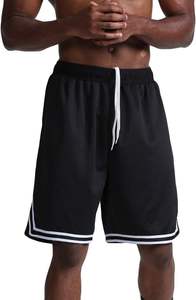 Short de basket-ball pour homme avec poches en maille respirante et doux et confortable pour l'entraînement et la course à pied - Product Image 2