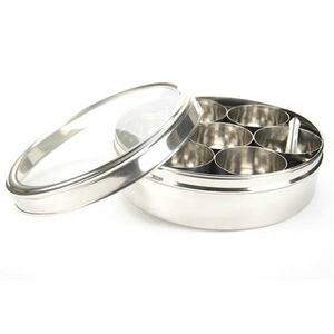 Caja de acero inoxidable con tapa para guardar especias, utensilio de cocina con tapa, contenedor para especias, modelo king Internacional, 2023 - Product Image 4