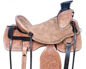 Meilleure qualité 100% selle anglaise en cuir pur selles d'équitation de Style occidental avec emballage personnalisé directement de l'Inde - Product Image 2