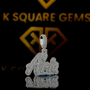 จี้ฮิปฮอปตัวอักษรที่กำหนดเอง, ตัวอักษรสั่งทำ, จี้ตัวเลขฮิปฮอปของผู้ชาย, จี้เพชรโมอิส, เครื่องประดับฮิปฮอปน้ำแข็งออก - Product Image 3