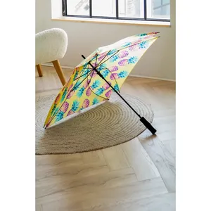 Parapluie carré personnalisé CreaRain, produit de merchandising personnalisé à des fins promotionnelles - Product Image 2
