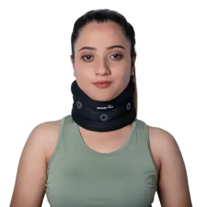 Esponja de espuma para pescoço, suporte médico ajustável para cadeira de escritório, suporte para pescoço, cinta de pescoço ajustável, collar cervical ajustável